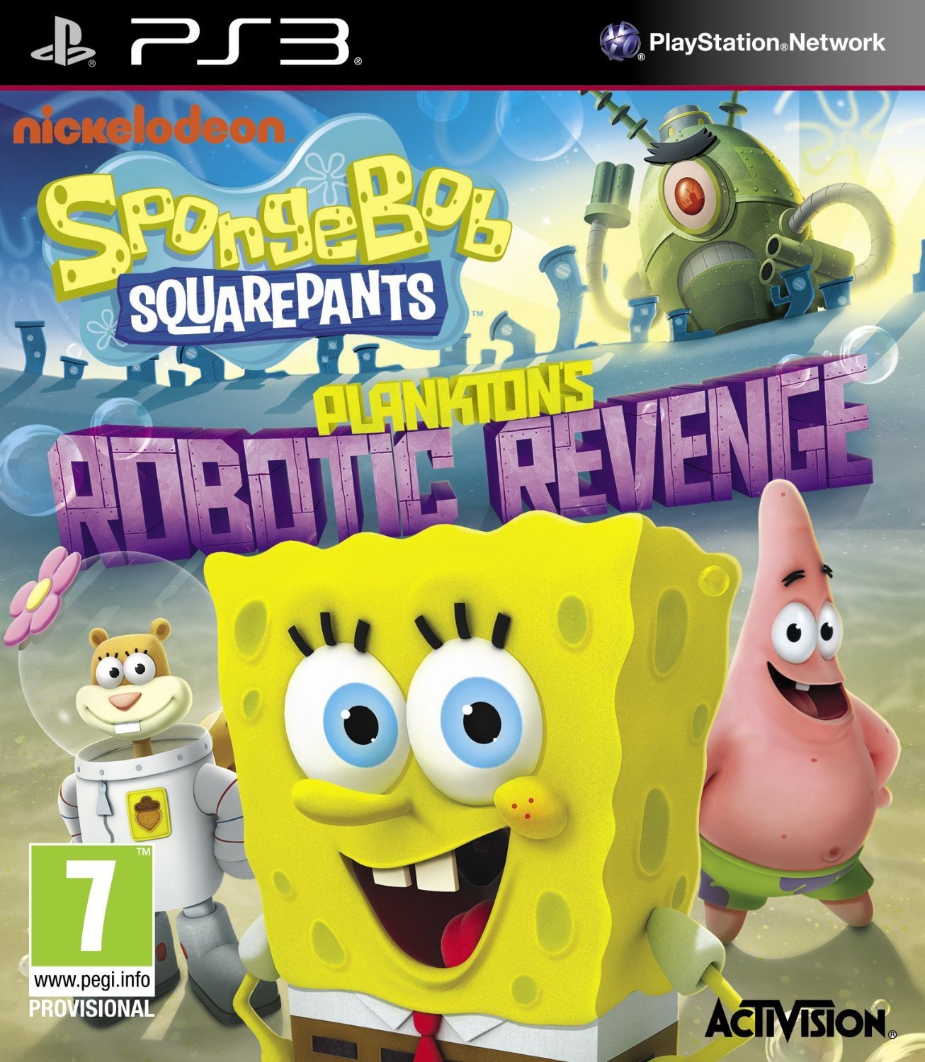 Jaquette de Bob l'Eponge : La Vengeance Robotique de Plankton