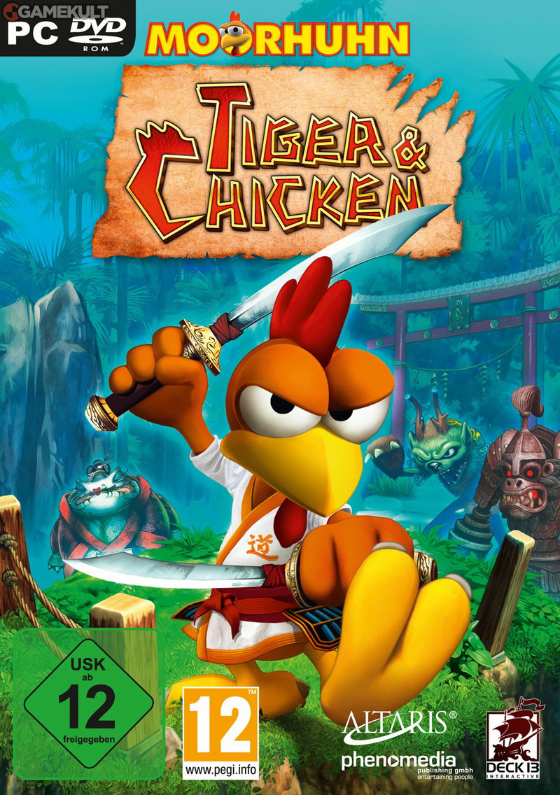 Image de Moorhuhn Tiger and Chicken