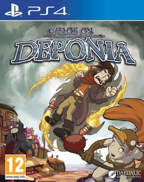 Jaquette de Chaos on Deponia