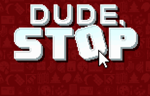 Jaquette de Dude, Stop