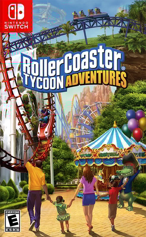 Jaquette de RollerCoaster Tycoon Adventures