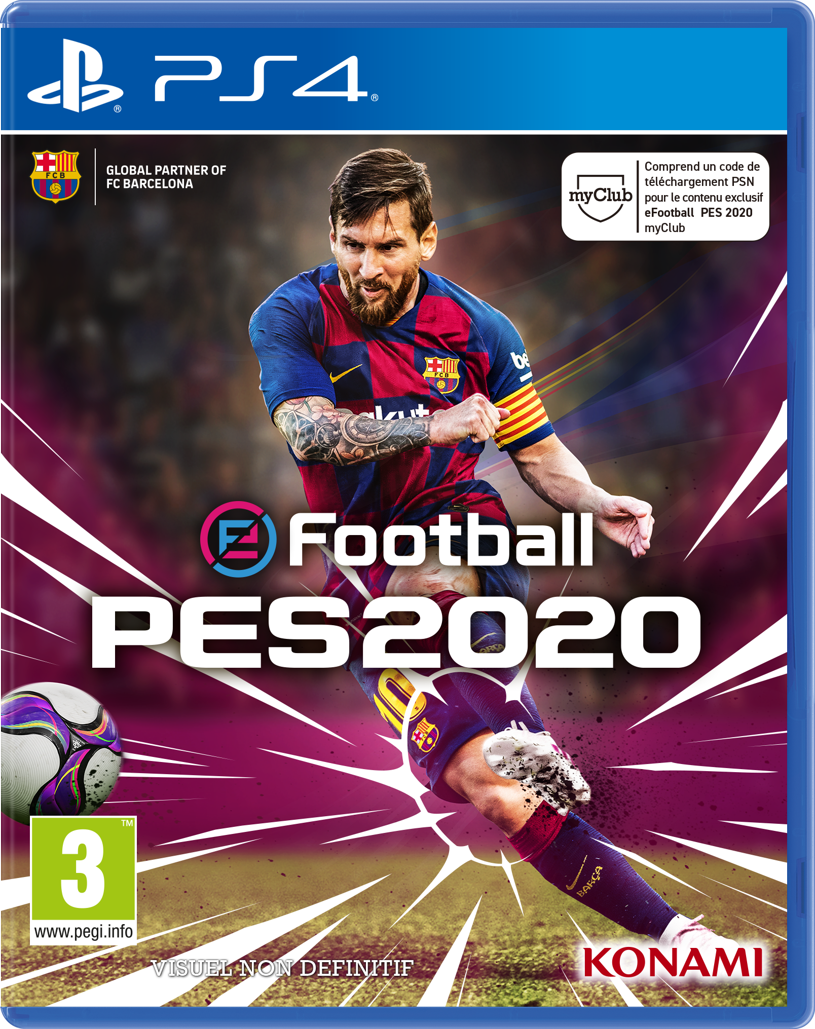 Jaquette de eFootball PES 2020