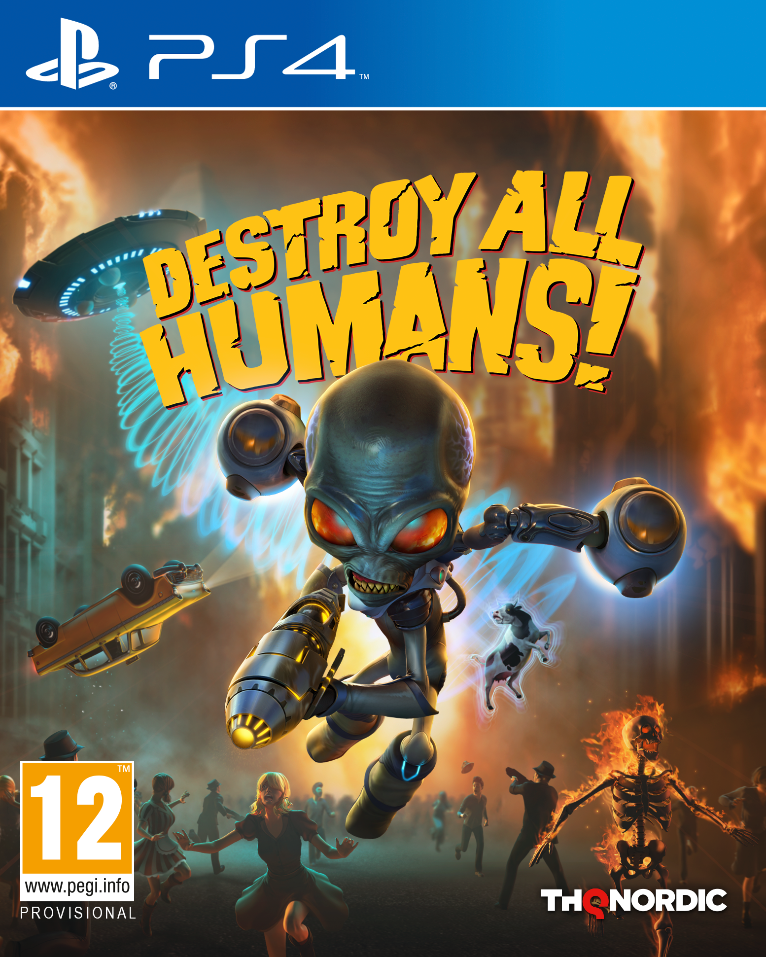 Jaquette de Destroy All Humans! - Remake