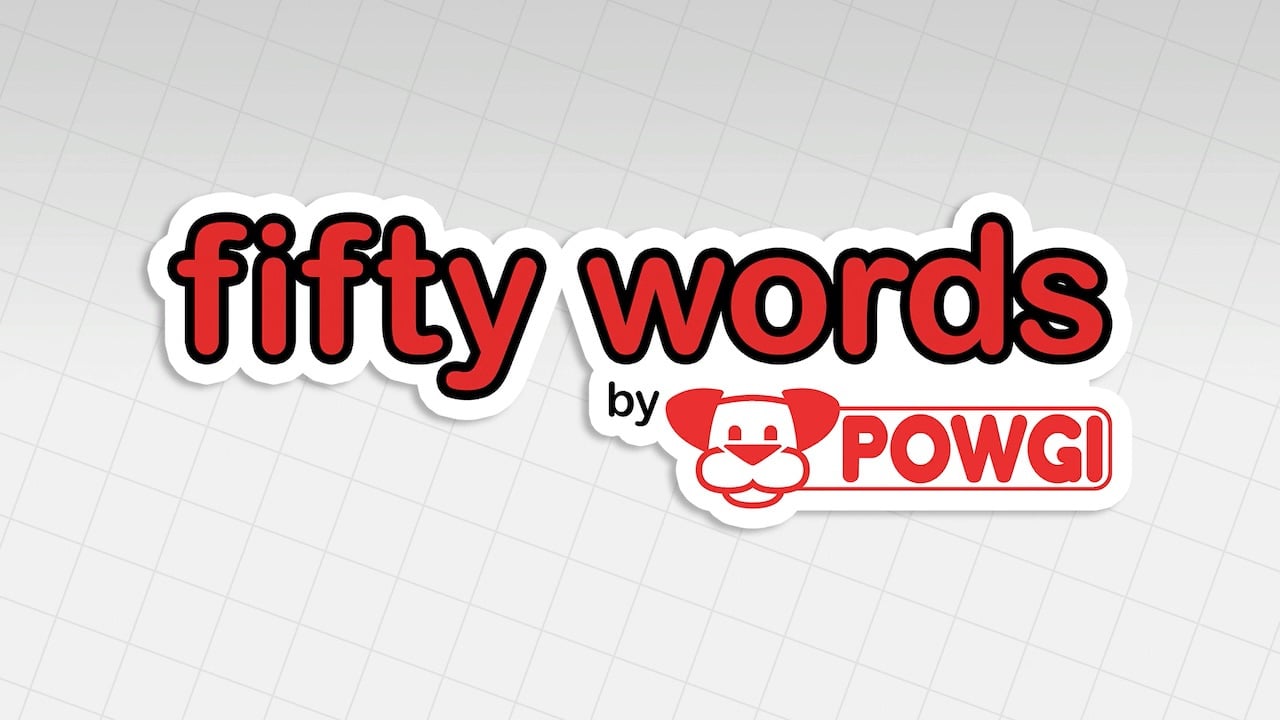 Jaquette de Fifty Words by POWGI