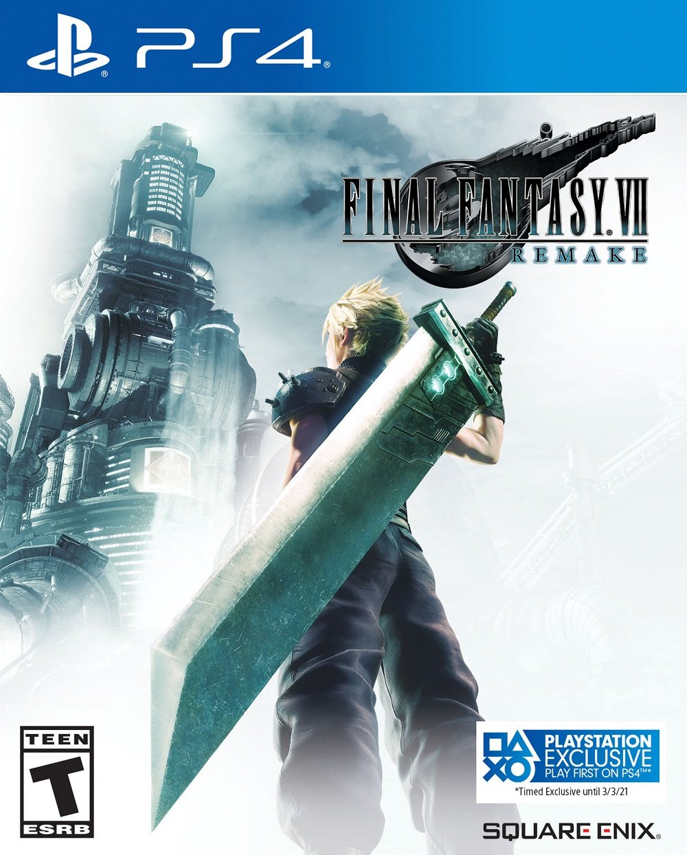 Jaquette de Final Fantasy VII Remake
