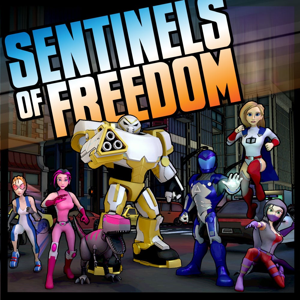 Jaquette de Sentinels of Freedom