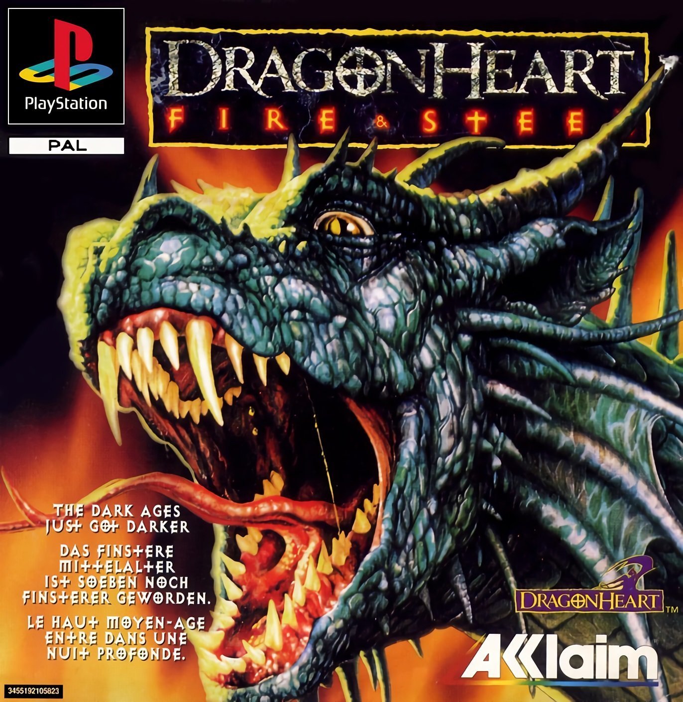 Jaquette de DragonHeart : Fire & Steel