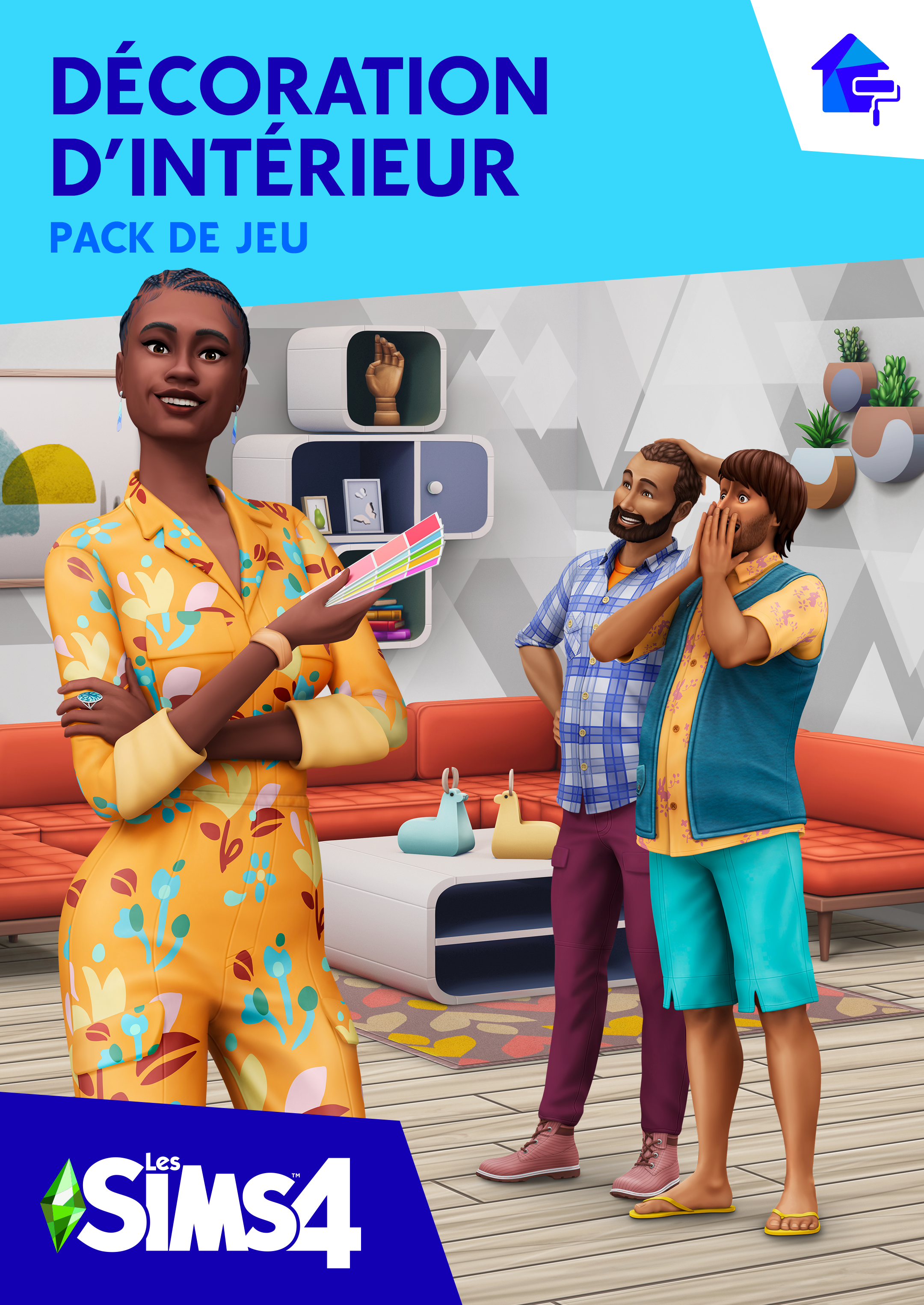 Jaquette de Les Sims 4 : Décoration d'intérieur