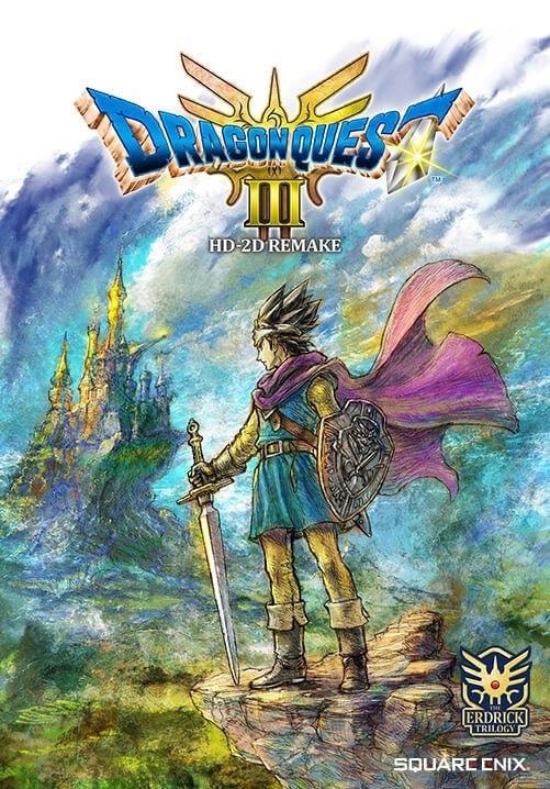 Jaquette de Dragon Quest III HD-2D Remake