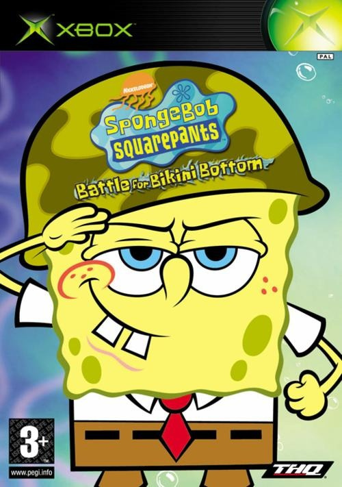 Jaquette de Bob l'Eponge : Bataille pour Bikini Bottom