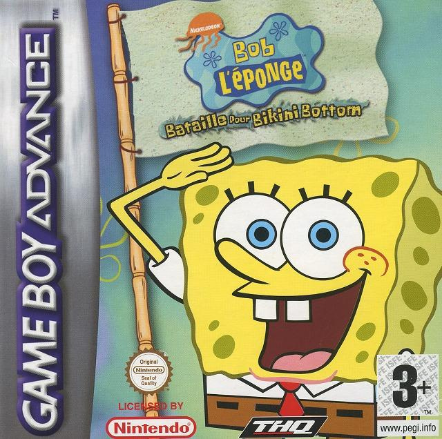 Jaquette de Bob l'Eponge : Bataille pour Bikini Bottom