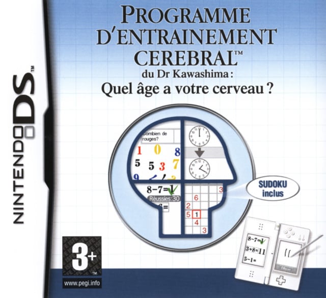 Programme d'Entraînement Cérébral du Dr Kawashima : Quel Age a votre Cerveau ?