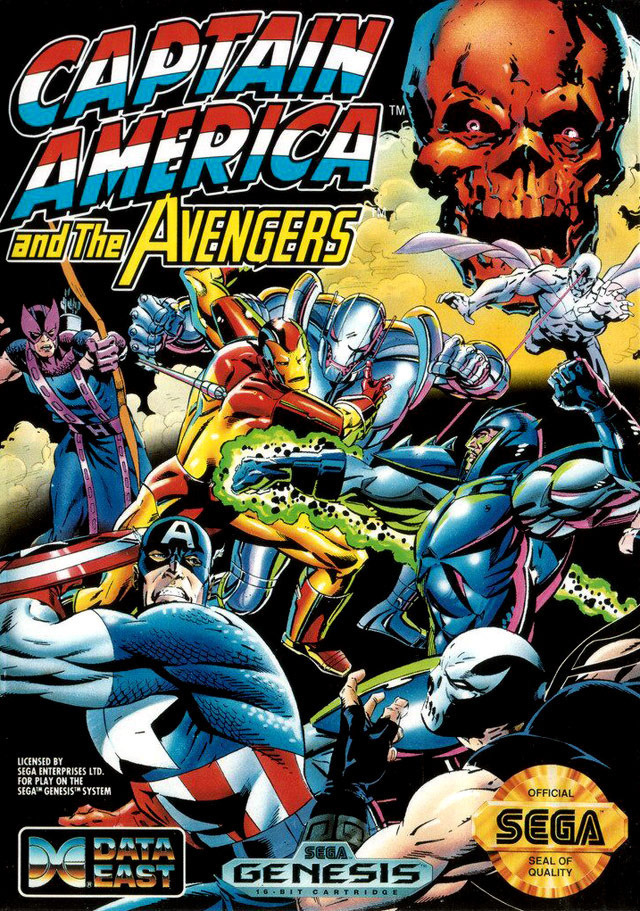 Jaquette de Captain America and the Avengers