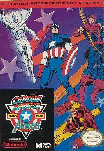 Jaquette de Captain America and the Avengers