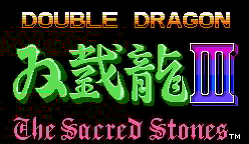 Jaquette de Double Dragon III : The Sacred Stones
