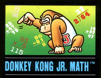 Jaquette de Donkey Kong Jr. Math