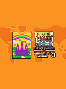 Image de Pixel Cross Stitch: Color by Number - Enchanted Worlds Pack 3