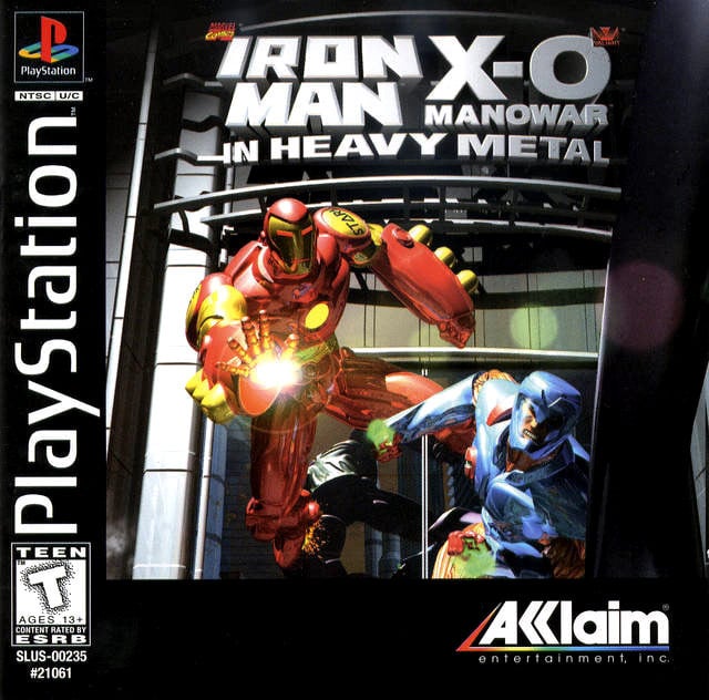 Jaquette de Iron Man and X-O Manowar in Heavy Metal