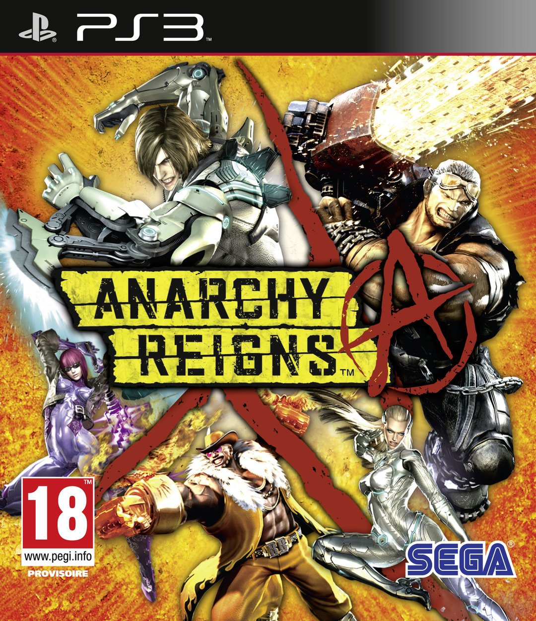 Jaquette de Anarchy Reigns