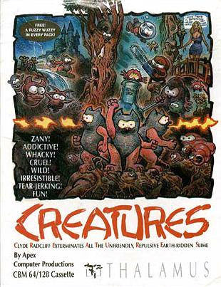 Jaquette de Creatures to the Rescue : Clyde Radcliffe Exterminates All the Unfriendly Repulsive Earth-Ridden Slime