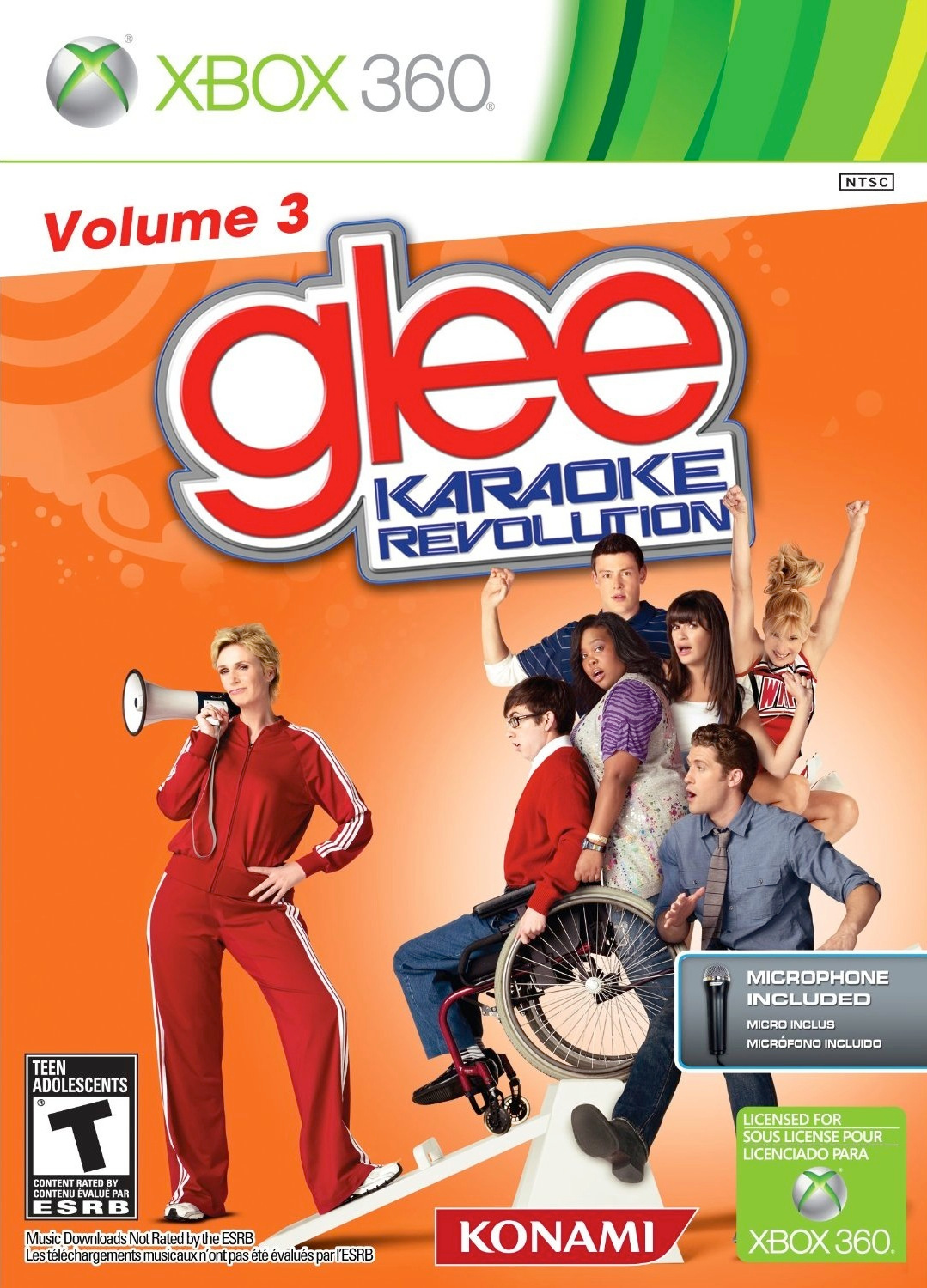 Jaquette de Glee Karaoke Revolution : Volume 3
