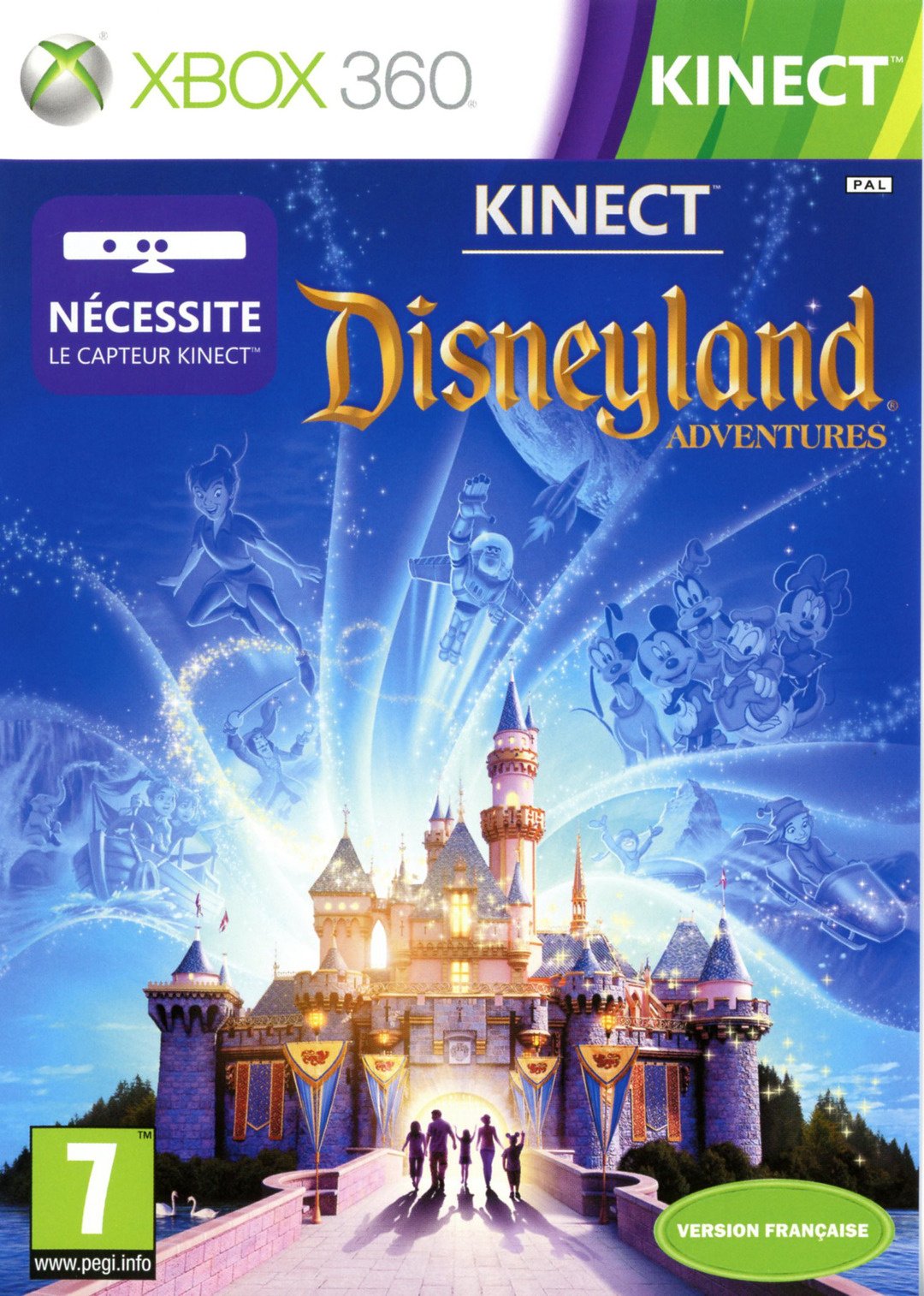 Jaquette de Kinect Disneyland Adventures