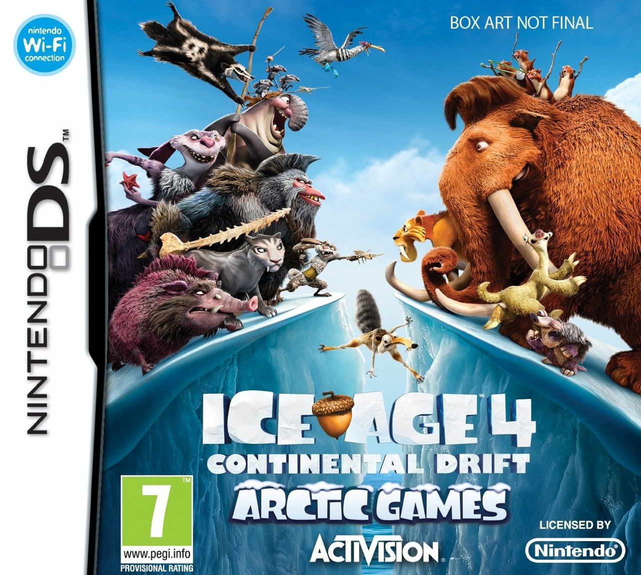 Jaquette de L'Age de Glace 4 : La Dérive des Continents - Jeux de l'Arctique !