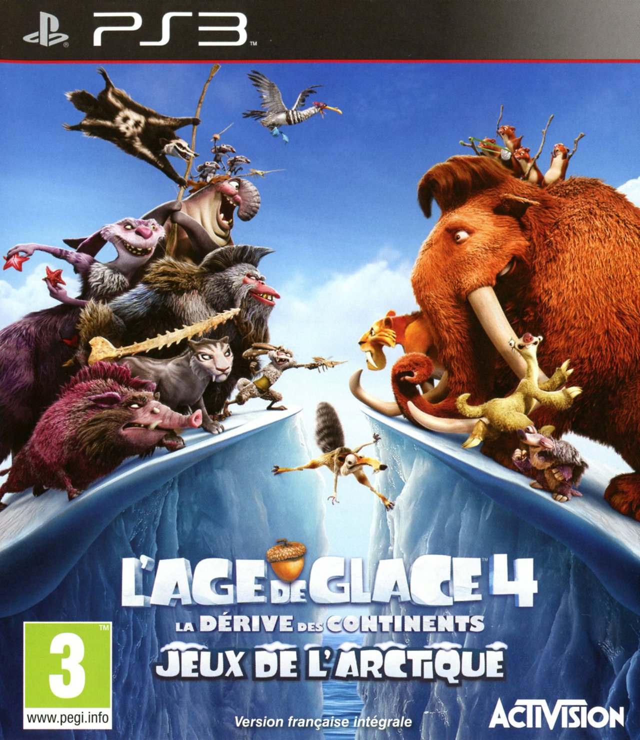 Jaquette de L'Age de Glace 4 : La Dérive des Continents - Jeux de l'Arctique !