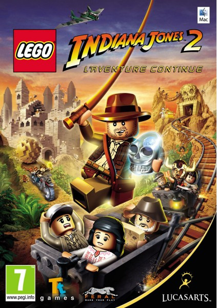 Jaquette de LEGO Indiana Jones 2 : L'Aventure Continue