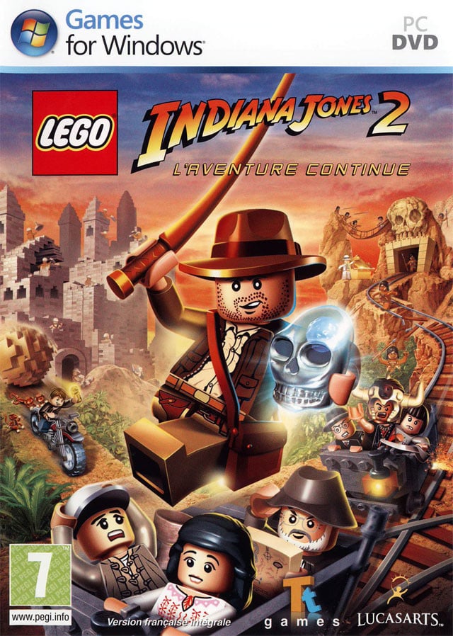 Jaquette de LEGO Indiana Jones 2 : L'Aventure Continue