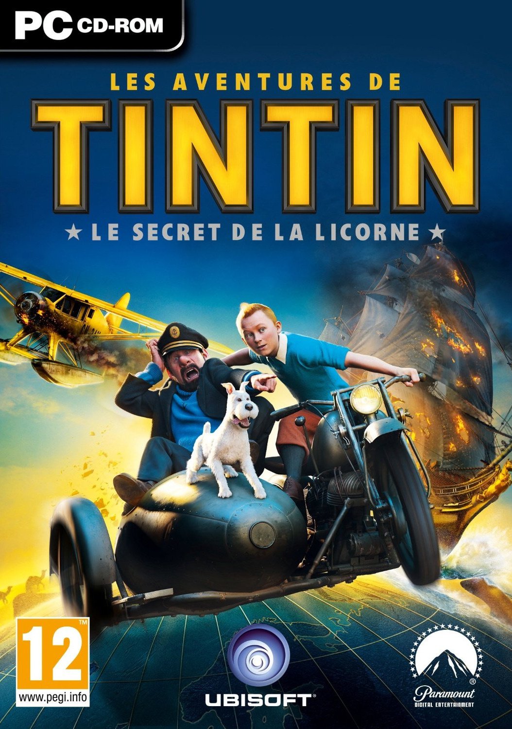 Jaquette de Les Aventures de Tintin : Le Secret de la Licorne