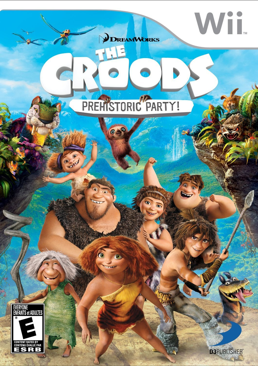 Jaquette de Les Croods : Fête Préhistorique