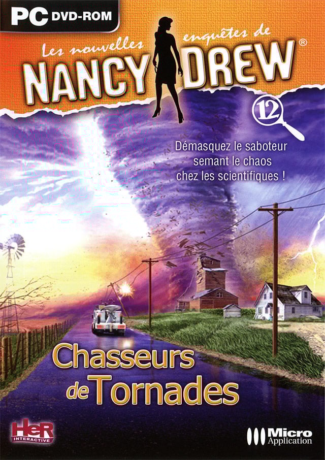Jaquette de Les Nouvelles Enquêtes de Nancy Drew : Chasseurs de Tornades