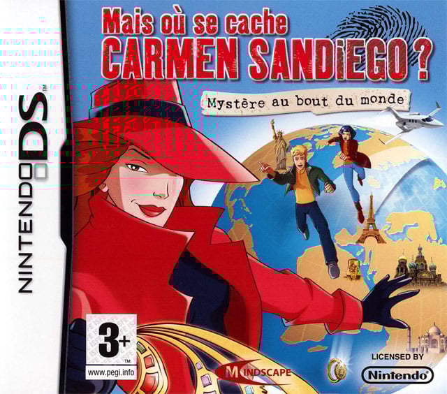 Jaquette de Mais où se cache Carmen Sandiego ? Mystère au bout du Monde