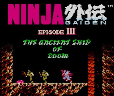 Jaquette de Ninja Gaiden III : The Ancient Ship of Doom