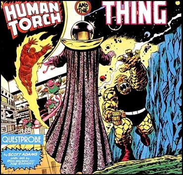 Image de Questprobe featuring The Human Torch and The Thing