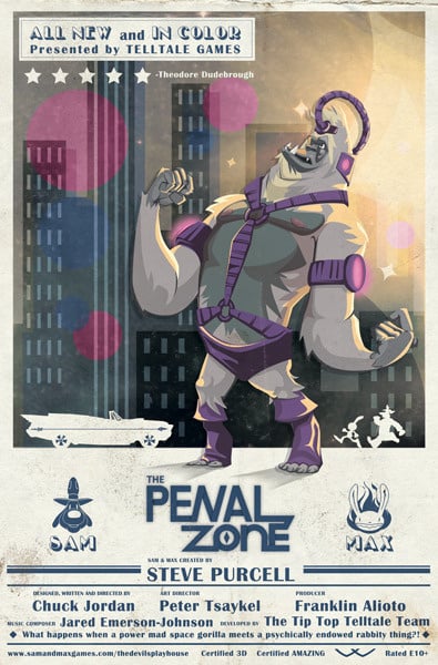 Jaquette de Sam & Max : Episode 301 : The Penal Zone