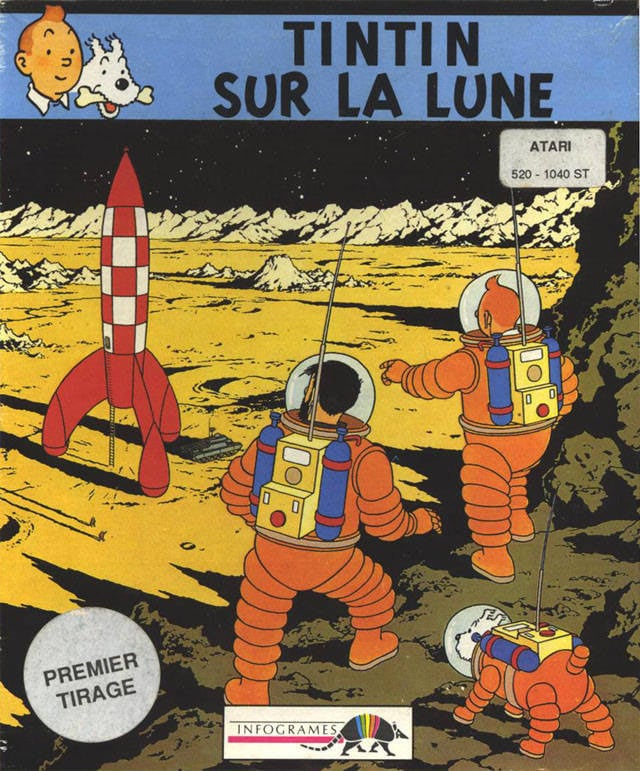 Image de Tintin sur la Lune