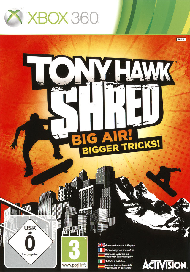 Jaquette de Tony Hawk Shred