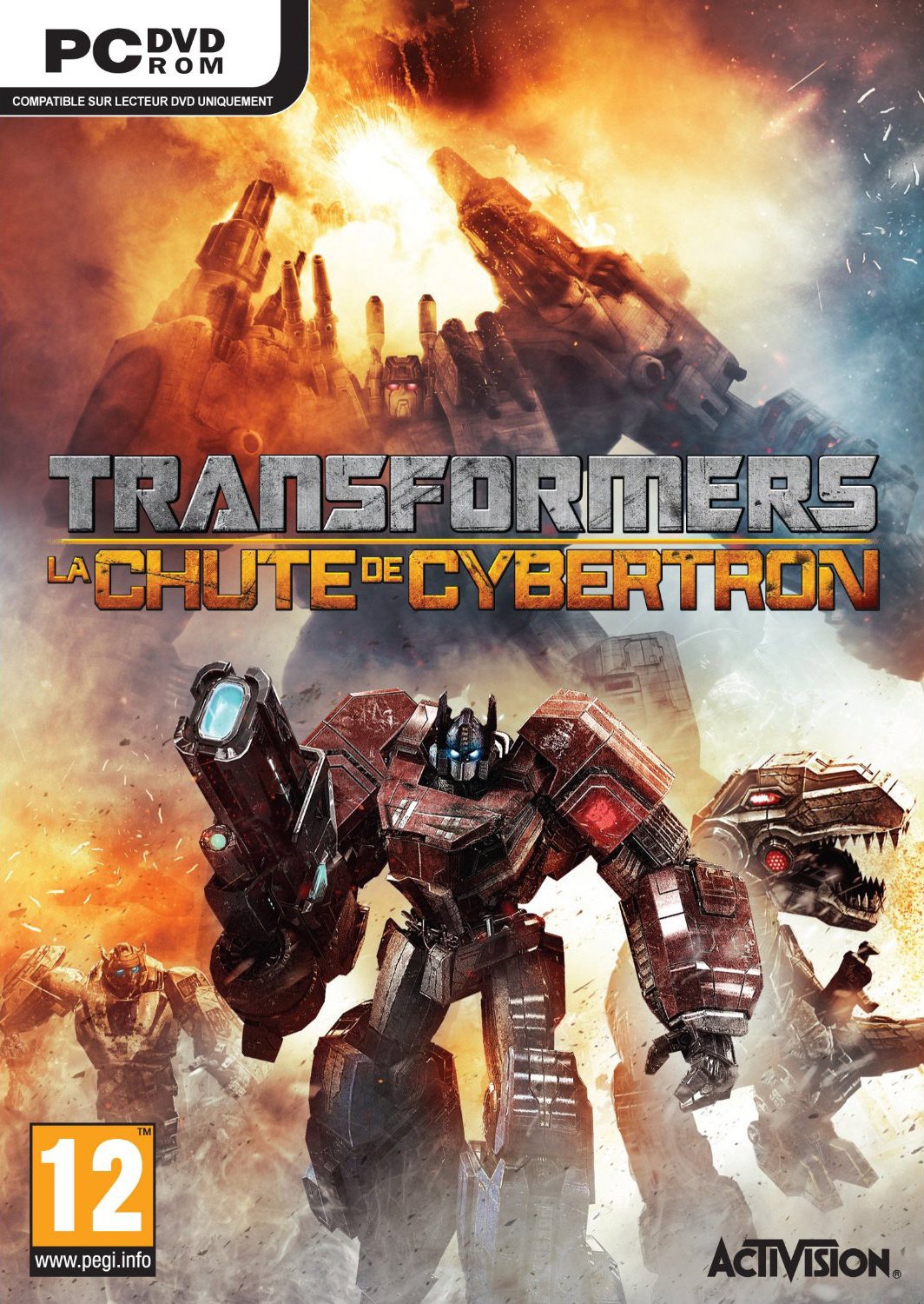 Jaquette de Transformers : La Chute de Cybertron