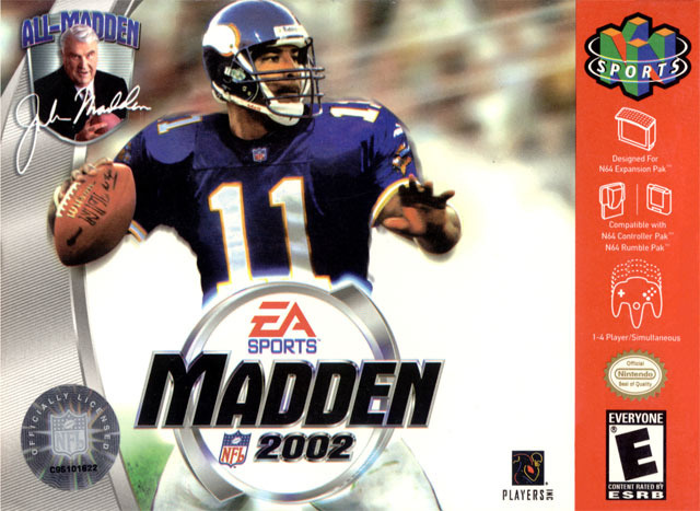 Jaquette de Madden NFL 2002