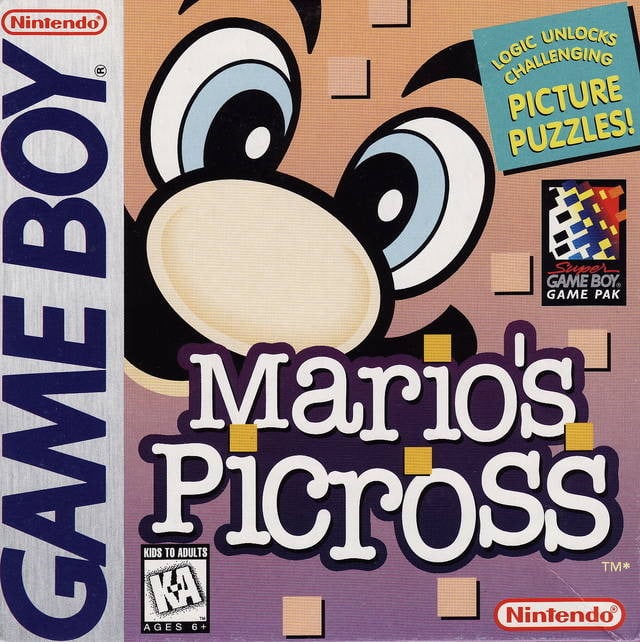 Jaquette de Mario's Picross