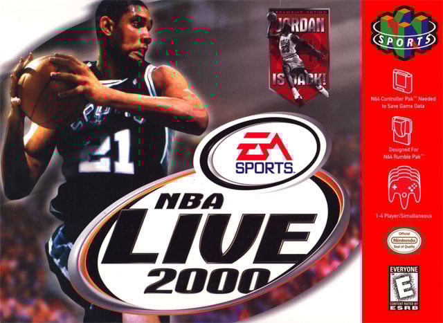 Jaquette de NBA Live 2000