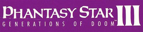 Jaquette de Phantasy Star III : Generations of Doom