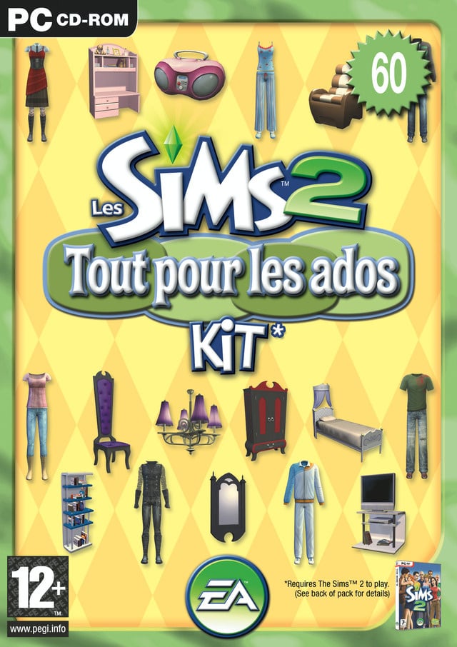 Image de Les Sims 2 : Kit tout pour les Ados