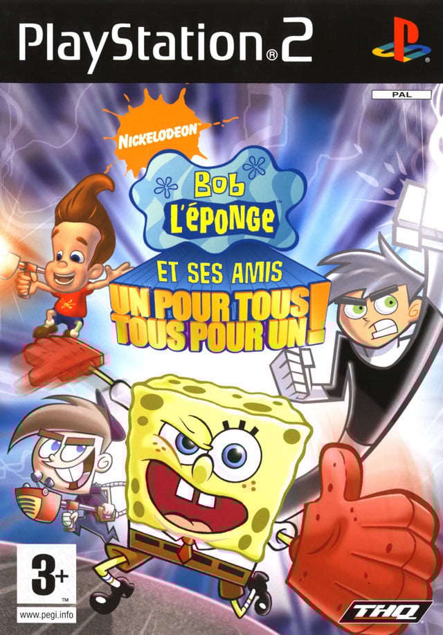 Jaquette de Bob l'Eponge et ses Amis : Un pour Tous, Tous pour Un !