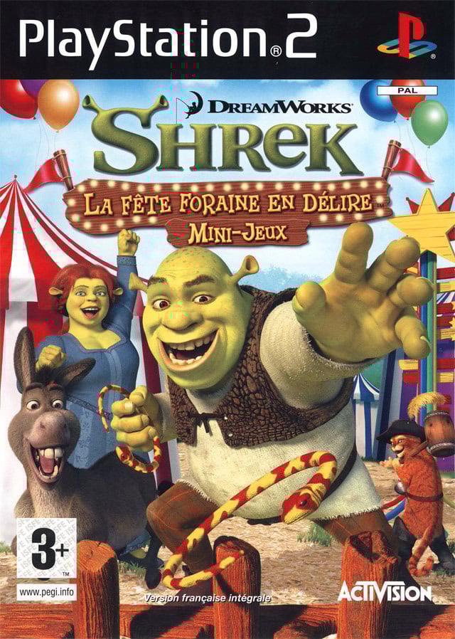 Jaquette de Shrek : La Fête Foraine en Délire : Mini-Jeux
