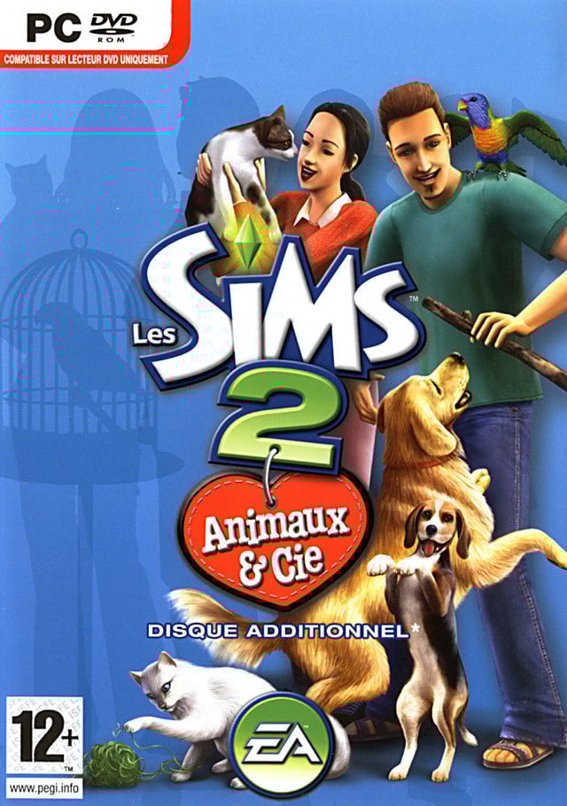 Jaquette de Les Sims 2 : Animaux & Cie