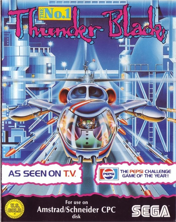 Jaquette de Thunder Blade