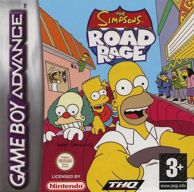 Jaquette de The Simpsons : Road Rage